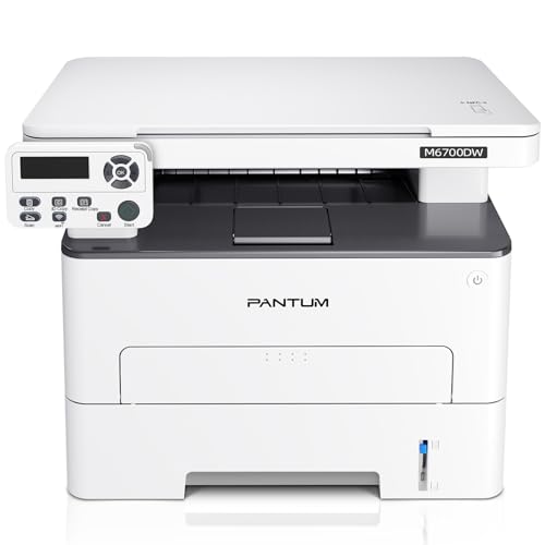 PANTUM M6700DW Laserdrucker Multifunktion 3in1, Drucken Kopieren Scannen, Schwarz-Weiß, automatischer Duplexdruck, WiFi/USB/Ethernet，30ppm von PANTUM