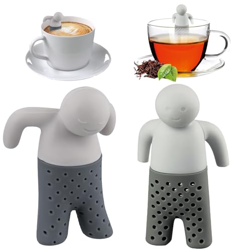 2 Stuck Kreative Silikon-Tee-Ei,Wiederverwendbare Tee Diffusor Filter,Cute Silikon-Teesieb,Tea Infuser,Tee Sieb,Tea Diffuser,Geeignet für Alle Arten Von Losem Tee 2 Stuck Kreative Silikon-Tee-Ei,Wiederverwendbare Tee Diffusor Filter,Cute Silikon-Teesieb,Tea Infuser,Tee Sieb,Tea Diffuser,Geeignet für Alle Arten Von Losem Tee von PANYI