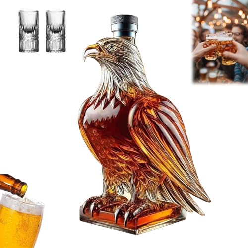 PANYIXUAN Jack Daniels Adler Whisky Flasche, Eagle Whiskey Bottle Whisky Flaschen füR Bar Zuhause Hochzeit von PANYIXUAN
