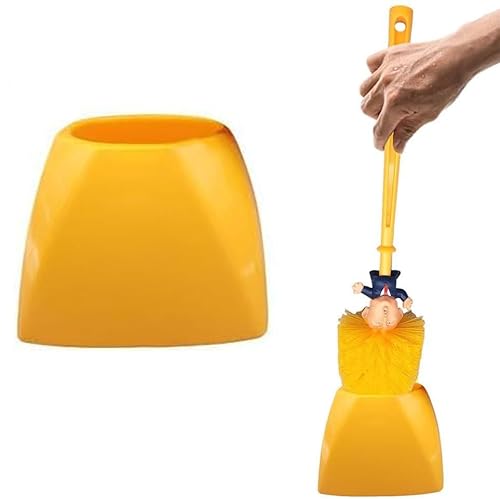 PANYIXUAN Trump KlobüRste ToilettenbüRste, mit Halter ReinigungsbüRsten-Set (Basis) von PANYIXUAN