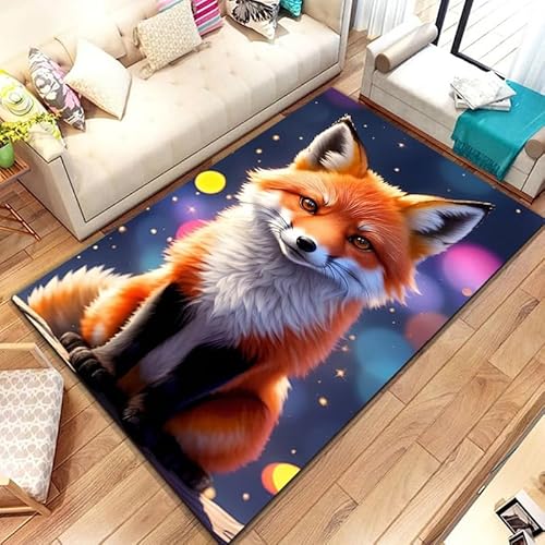 PAOSYTQQ Tier Fuchs Muster Teppich Teppich für Wohnzimmer Badezimmer Matte Kreative Fußmatte Teppich für Schlafzimmer Home Decor rutschfeste Bodenmatte 40x60cm PAOSYTQQ Tier Fuchs Muster Teppich Teppich für Wohnzimmer Badezimmer Matte Kreative Fußmatte Teppich für Schlafzimmer Home Decor rutschfeste Bodenmatte 40x60cm von PAOSYTQQ