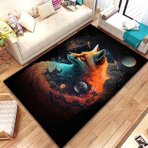 PAOSYTQQ Tier Fuchs Muster Teppich Teppich für Wohnzimmer Badezimmer Matte Kreative Fußmatte Teppich für Schlafzimmer Home Decor rutschfeste Bodenmatte 50x70cm PAOSYTQQ Tier Fuchs Muster Teppich Teppich für Wohnzimmer Badezimmer Matte Kreative Fußmatte Teppich für Schlafzimmer Home Decor rutschfeste Bodenmatte 50x70cm von PAOSYTQQ