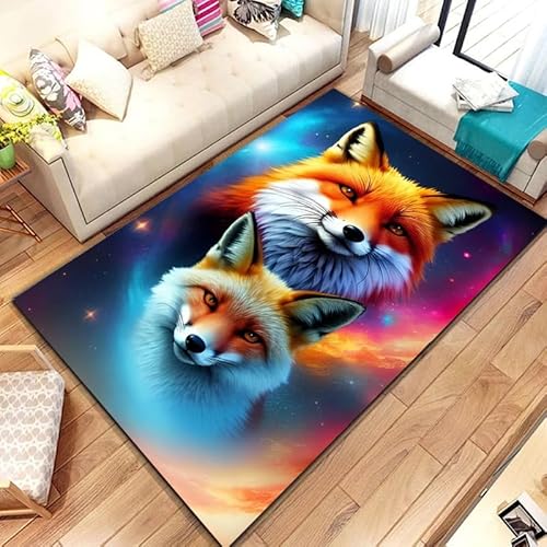 PAOSYTQQ Tier Fuchs Muster Teppich Teppich für Wohnzimmer Badezimmer Matte Kreative Fußmatte Teppich für Schlafzimmer Home Decor rutschfeste Bodenmatte 80x120cm PAOSYTQQ Tier Fuchs Muster Teppich Teppich für Wohnzimmer Badezimmer Matte Kreative Fußmatte Teppich für Schlafzimmer Home Decor rutschfeste Bodenmatte 80x120cm von PAOSYTQQ