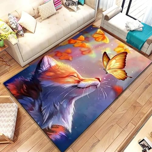 PAOSYTQQ Tier Fuchs Muster Teppich Teppich für Wohnzimmer Badezimmer Matte Kreative Fußmatte Teppich für Schlafzimmer Home Decor rutschfeste Bodenmatte 90x150cm PAOSYTQQ Tier Fuchs Muster Teppich Teppich für Wohnzimmer Badezimmer Matte Kreative Fußmatte Teppich für Schlafzimmer Home Decor rutschfeste Bodenmatte 90x150cm von PAOSYTQQ