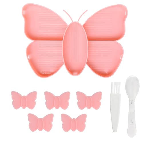 PAPABA 1 Set Diamant Malerei Tablett Multi-Fach Design Große Kapazität Schmetterling Form Tablett DIY Kunst Handwerk Liefert von PAPABA