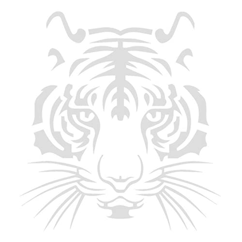 PAPABA Car Decal PCV Creative Tiger Car Decal Car-Styling Tränenresistent Weiß von PAPABA