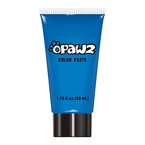 PAPABA Hunde Farbstoff Creme Universal Hunde Haar Hell Färbung Farbstoff Pigment Langlebige Semi Permanent Blau von PAPABA