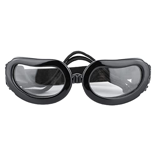 PAPABA Pet Goggles Tragbarer Augenschutz für Haustiere, Katzen, Hunde, UV-Schutz, Luftloch-Design Klar von PAPABA