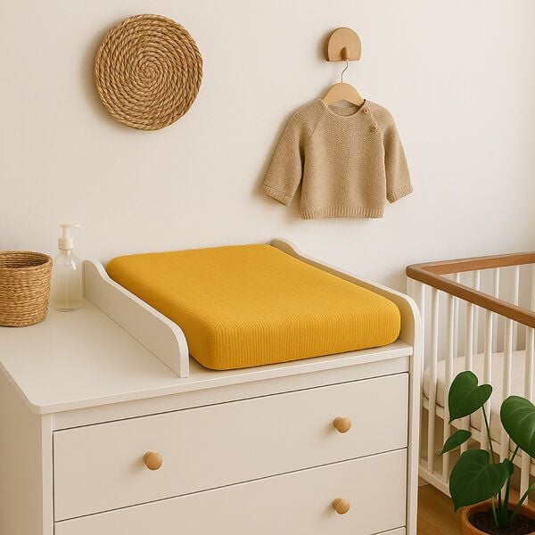 PAPATE Wickelauflagenbezug aus Bio-Baumwolle von PAPATE