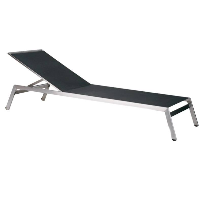Papatya Liegestuhl Zen Anthrazitgrau 22 Webstoff Stahl Papatya Liegestuhl Zen Anthrazitgrau 22 Webstoff Stahl von PAPATYA
