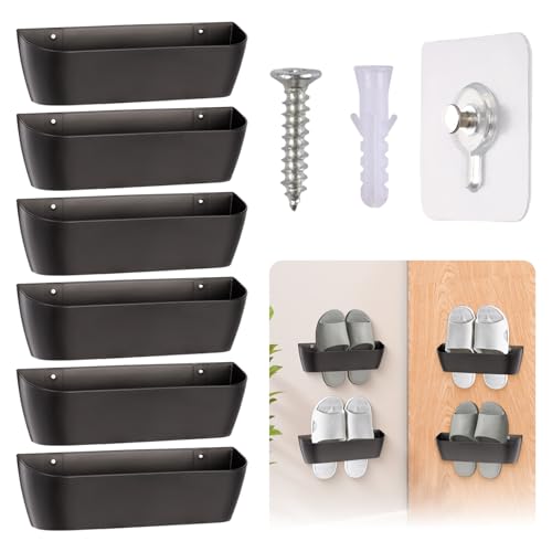 PAPAcroscoma Schuhhalter Wohnmobil Wand: 6 Stück Schuhaufbewahrung Platzsparend mit Ohne Bohren Selbstklebend Oder Bohren für Wohnmobil Camping Owners Compact Space Dwellers PAPAcroscoma Schuhhalter Wohnmobil Wand: 6 Stück Schuhaufbewahrung Platzsparend mit Ohne Bohren Selbstklebend Oder Bohren für Wohnmobil Camping Owners Compact Space Dwellers von PAPAcroscoma