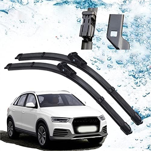 PAPEP 2 Stück Scheibenwischer für Audi Q3 MK1 2011 2012 2013 2014 2015 2016 2017(LHD), Frontscheibe Windschutzscheibe Fensterbürsten Vorderseite Scheibenwischerblätter von PAPEP