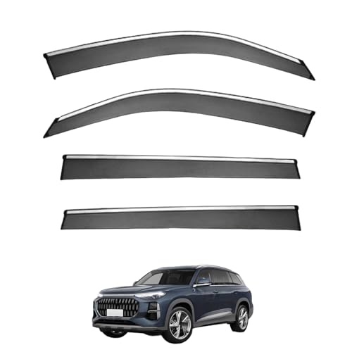 PAPEP Auto Windabweiser Regenschutz für Audi Q6 MK1 2022, Autofenster Seitenscheiben Regenschutz Regenabweise Visier Abweiser Zubehör PAPEP Auto Windabweiser Regenschutz für Audi Q6 MK1 2022, Autofenster Seitenscheiben Regenschutz Regenabweise Visier Abweiser Zubehör von PAPEP