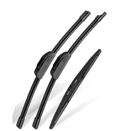PAPEP Scheibenwischer Vrne und Hinten für Jeep Wrangler 2018-2021 16"+16"+12", Windschutzscheibe Fensterbürsten Vorne Hinten Wischerblätter Bürstenschneider von PAPEP