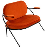 meet powered by PAPERFLOW 2-Sitzer Sofa SATURNE rost schwarz Stoff von meet powered by PAPERFLOW
