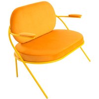 meet powered by PAPERFLOW 2-Sitzer Sofa SATURNE safran Stoff von meet powered by PAPERFLOW
