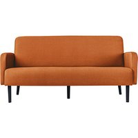 PAPERFLOW 3-Sitzer Sofa LISBOA braun schwarz Stoff von PAPERFLOW