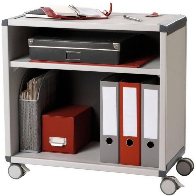 PAPERFLOW Aktenregal Aktenordnerregal 616x651x330mm (HxBxT) grau. von PAPERFLOW
