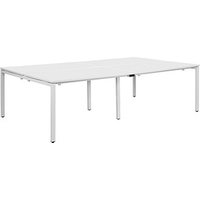 PAPERFLOW easyDesk Doppelschreibtisch weiß rechteckig, 4-Fuß-Gestell weiß 240,0 x 166,0 cm PAPERFLOW easyDesk Doppelschreibtisch weiß rechteckig, 4-Fuß-Gestell weiß 240,0 x 166,0 cm von PAPERFLOW