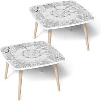 PAPERFLOW Kids Monument Maltisch weiß 60,0 x 60,0 x 46,0 cm von PAPERFLOW