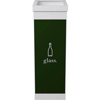 PAPERFLOW Mülleimer 60,0 l weiß, grün von PAPERFLOW