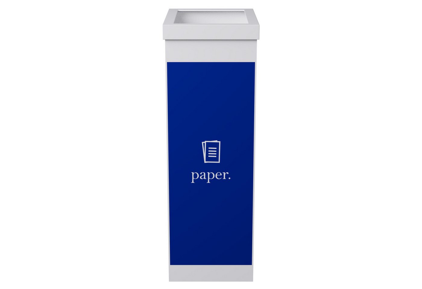 PAPERFLOW Papierkorb Mülltrenner Papier CTSPA.13 60l weiß von PAPERFLOW