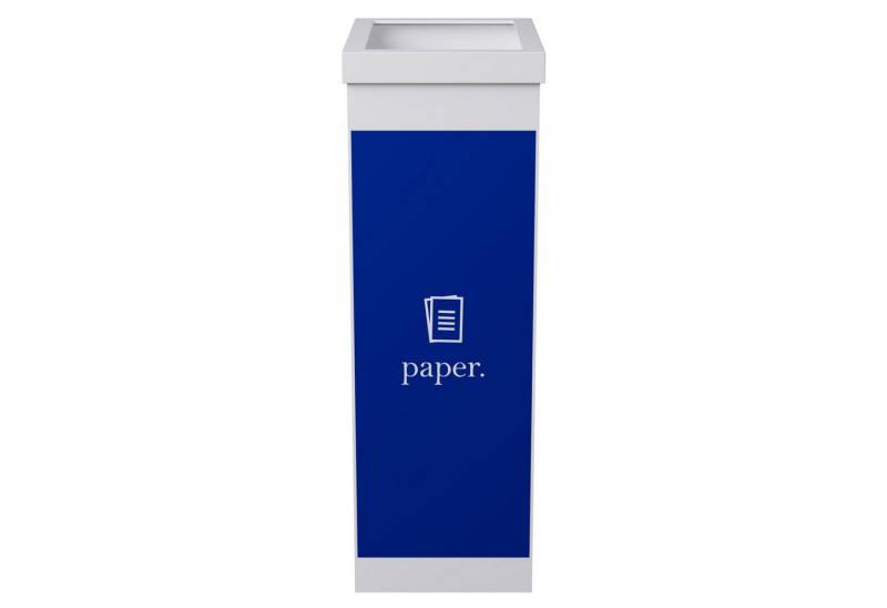 PAPERFLOW Papierkorb Mülltrenner Papier CTSPA.13 60l weiß von PAPERFLOW