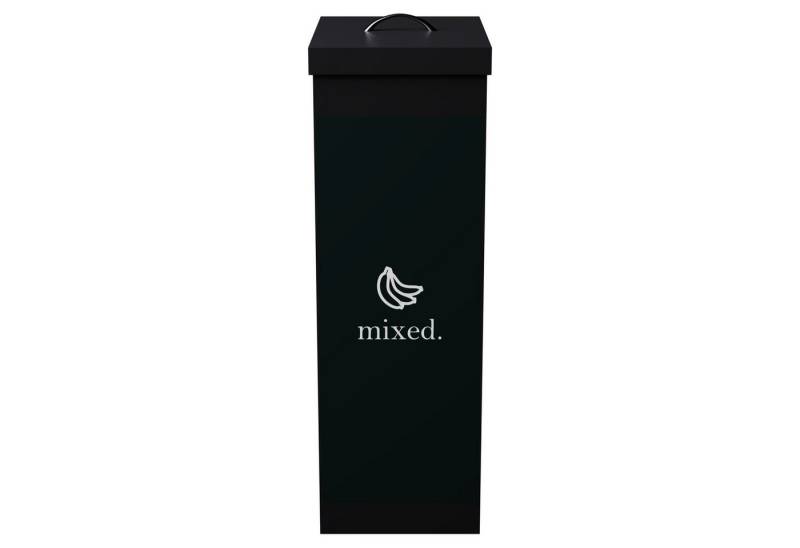 PAPERFLOW Papierkorb Mülltrenner Restmüll CTSMX.01 60l schwarz von PAPERFLOW