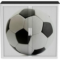 PAPERFLOW easyOffice Rollladenschrank Ball ohne Fachböden 110,0 x 41,5 x 104,0 cm von PAPERFLOW
