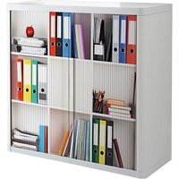 PAPERFLOW easyOffice Rollladenschrank Ordner ohne Fachböden 110,0 x 41,5 x 104,0 cm von PAPERFLOW