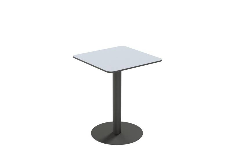 PAPERFLOW Schreibtisch Bistrotisch Cross TRCROS6060M.02 60x60x75cm grau von PAPERFLOW