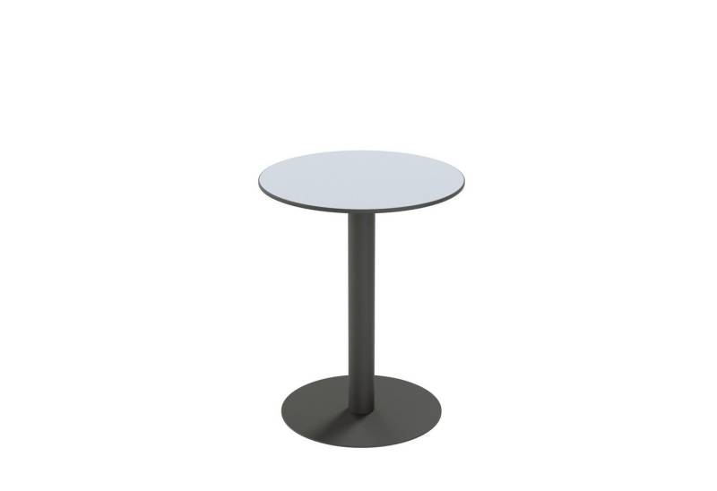 PAPERFLOW Schreibtisch Bistrotisch Cross TRCROS60M.02 rund 60x75cm grau von PAPERFLOW