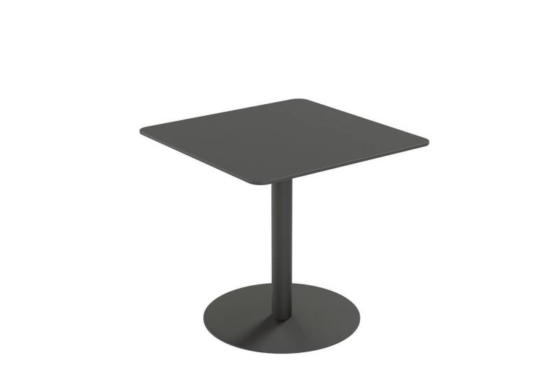 PAPERFLOW Schreibtisch Bistrotisch Cross TRCROS8080M.01 80x80x75cm schwarz von PAPERFLOW