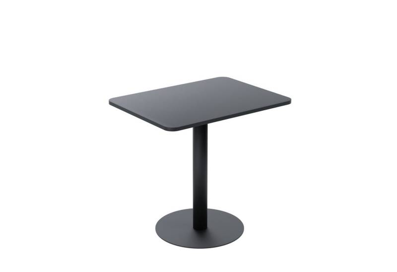 PAPERFLOW Schreibtisch Bistrotisch Mezzo TRMC60X80.01.01 60x80cm schwarz/schwarz von PAPERFLOW