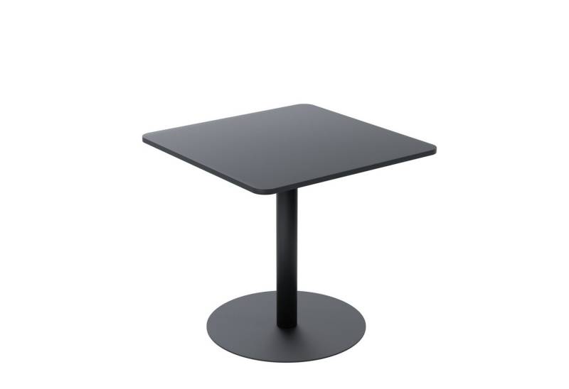 PAPERFLOW Schreibtisch Bistrotisch Mezzo TRMC80X80.01.01 80x80cm schwarz/schwarz von PAPERFLOW
