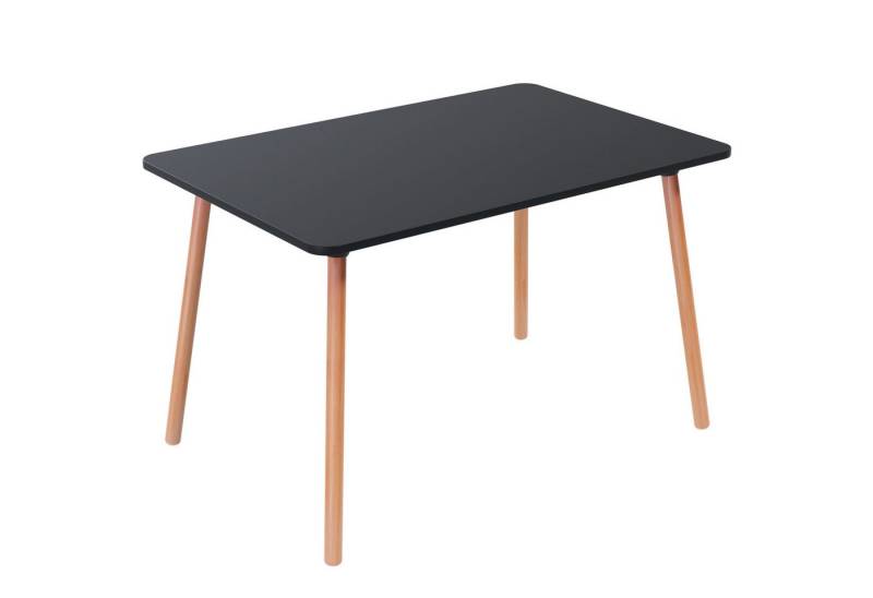 PAPERFLOW Schreibtisch Bistrotisch Palomba TRPC120.23.01 80x120cm buche/schwarz von PAPERFLOW