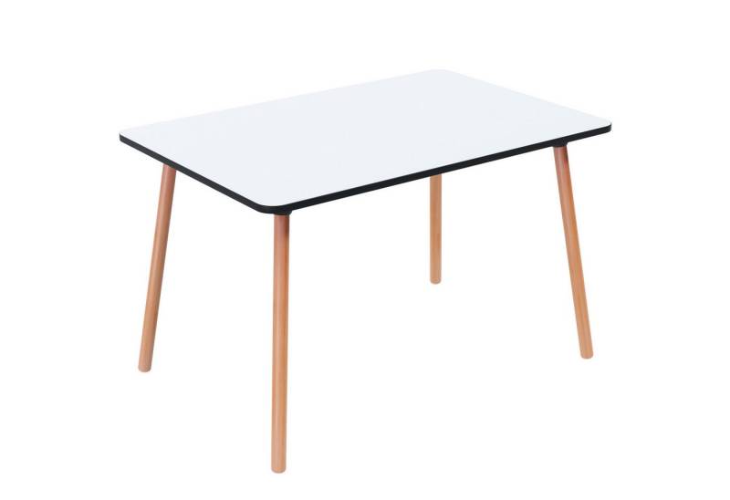 PAPERFLOW Schreibtisch Bistrotisch Palomba TRPC120.23.13 80x120cm buche/weiß von PAPERFLOW