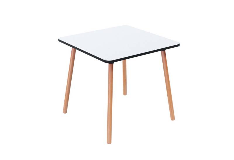 PAPERFLOW Schreibtisch Bistrotisch Palomba TRPC80.23.13 80x80cm buche/weiß von PAPERFLOW