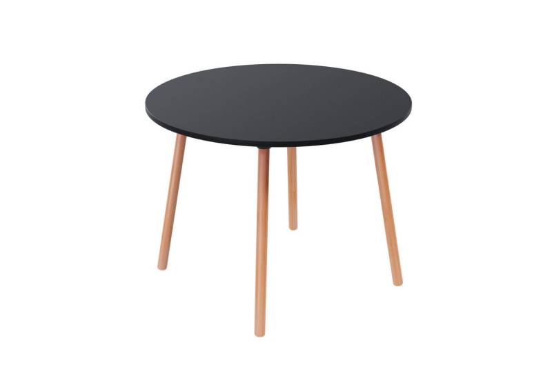 PAPERFLOW Schreibtisch Bistrotisch Palomba TRPR100.23.01 rund 100cm buche/schwarz von PAPERFLOW