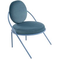 meet powered by PAPERFLOW Sessel SATURNE blau Stoff von meet powered by PAPERFLOW