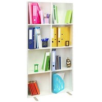 PAPERFLOW Trennwand easyScreen ES97002, Ordner bunt 94,0 x 173,2 cm von PAPERFLOW