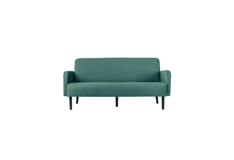 PAPERFLOW Stuhl Sofa LISBOA LC3PT.01.08 3Sitzer Stoff schwarz/grün von PAPERFLOW