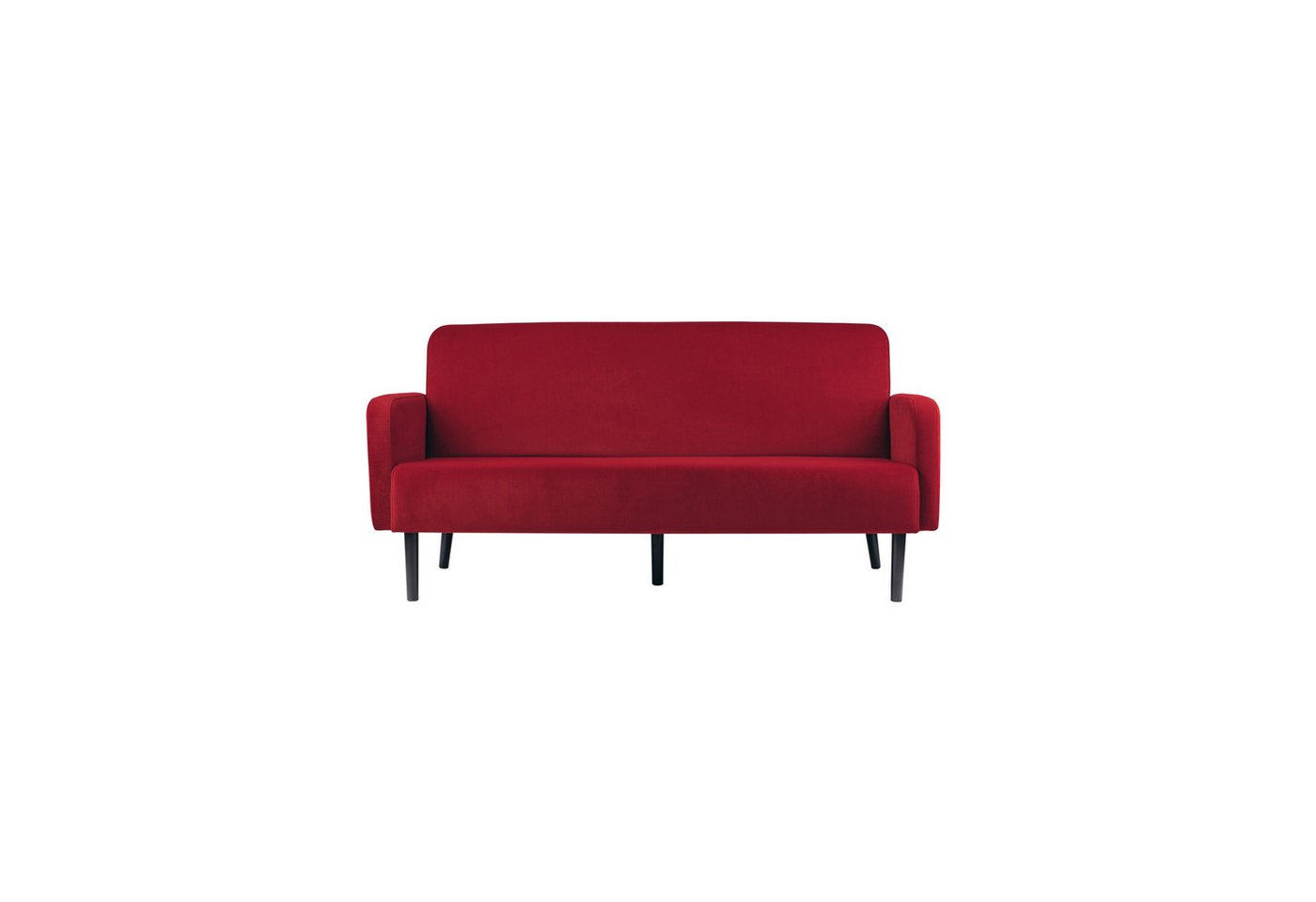 PAPERFLOW Stuhl Sofa LISBOA LC3PV.01.18 3Sitzer Samt schwarz/rot PAPERFLOW Stuhl Sofa LISBOA LC3PV.01.18 3Sitzer Samt schwarz/rot von PAPERFLOW