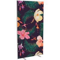 PAPERFLOW Trennwand easyScreen Tropical, 60677 bunt 94,0 x 173,4 cm von PAPERFLOW