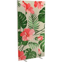 PAPERFLOW Trennwand easyScreen Tropical, 62731 bunt 94,0 x 173,4 cm von PAPERFLOW