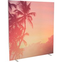 PAPERFLOW Trennwand easyScreen Tropical, 61289 bunt 160,0 x 173,4 cm von PAPERFLOW