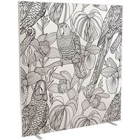 PAPERFLOW Trennwand easyScreen Tropical, 62463 bunt 160,0 x 173,4 cm von PAPERFLOW