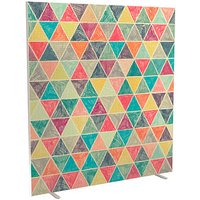 PAPERFLOW Trennwand easyScreen Vintage, 62351 bunt 160,0 x 173,4 cm von PAPERFLOW