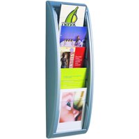 PAPERFLOW Kompakt Wandprospekthalter A5 5-Fach silber PAPERFLOW Kompakt Wandprospekthalter A5 5-Fach silber von PAPERFLOW