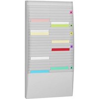 PAPERFLOW Sortiertafel grau DIN A4 50 Fächer von PAPERFLOW